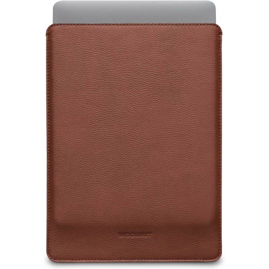 Woolnut Leather Sleeve -suojatasku 14" MacBook Pro, konjakki