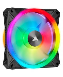 Corsair iCUE QL140 RGB Arvuti korpus Ventilaator 14 cm Must, Hall