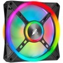 Corsair iCUE QL140 RGB Arvuti korpus Ventilaator 14 cm Must, Hall Corsair iCUE QL140 RGB Arvuti korpus Ventilaator 14 cm Must, Hall