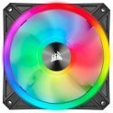 Corsair iCUE QL140 RGB Datora korpusam Ventilators 14 cm Melns, Pelēks Corsair iCUE QL140 RGB Datora korpusam Ventilators 14 cm Melns, Pelēks