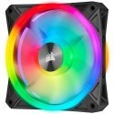 Corsair iCUE QL140 RGB Tietokonekotelo Tuuletin 14 cm musta, Harmaa