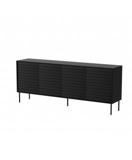Cama 4D CORTINA chest of drawers 200x40x81 black