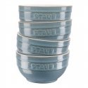 Staub Ceramique Kausside komplekt 0,4 l Ümmargune Keraamiline Türkiis 4 tk Staub Ceramique Kausside komplekt 0,4 l Ümmargune Keraamiline Türkiis 4 tk