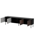 Cama CORTINA 4D TV cabinet 200x40x55 black/walnut Cama CORTINA 4D TV cabinet 200x40x55 black/walnut