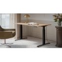 Cama Desk with electric height adjustment MOON LONG 150x80x72-120 black/wotan Cama Desk with electric height adjustment MOON LONG 150x80x72-120 black/wotan