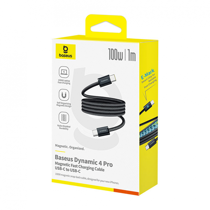 Baseus Dynamic 4 Pro Fast USB-C Cable - USB-C 100W 1m - Black – 2