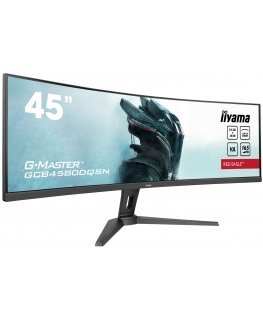 iiyama G-MASTER RED EAGLE CURVED kompiuterio monitorius 113 cm (44.5") 5120 x 1440 pikseliai Dual QHD LED Juoda