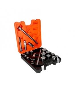 socket wrench set 12-point M4-M14 with 1/4" ratchet, 13 pcs. BAHCO [S13MC10.5]