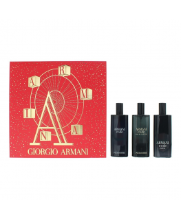 Set Giorgio Armani: Code, Parfum, For Men, Refillable, 15 ml + C