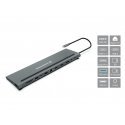 Conceptronic DONN17G kannettavien tietokoneiden telakka ja porttitoistin Langallinen USB 3.2 Gen 1 ( Conceptronic DONN17G kannettavien tietokoneiden telakka ja porttitoistin Langallinen USB 3.2 Gen 1 (