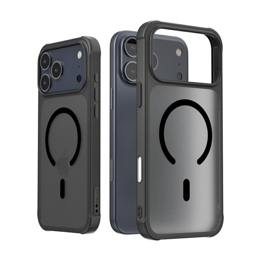 Araree Duple M Armor MagSafe -kotelo iPhone 17 Pro Max -mallille, musta