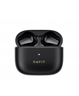 Havit 6939119088200 Ausinės be mikrofono ir ausinės su mikrofonu Įkišamos į ausį Skambučiai / muzika Bluetooth Juoda