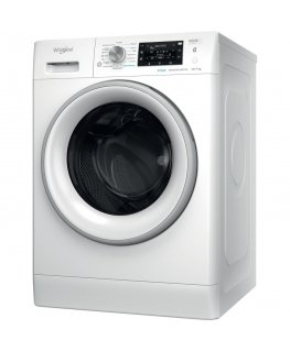 Whirlpool FFWDD 1076258 SV EE skalbyklė-džiovyklė Pastatomi Pakraunama per priekį Balta E