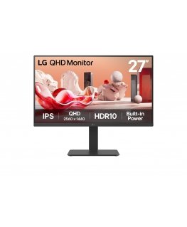 LG 27BA54QB-B kompiuterio monitorius 68,6 cm (27") 2560 x 1440 pikseliai Quad HD LCD Juoda