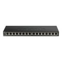 D-Link DGS-1016S сетевой коммутатор Неуправляемый Gigabit Ethernet (10/100/1000) Черный D-Link DGS-1016S сетевой коммутатор Неуправляемый Gigabit Ethernet (10/100/1000) Черный