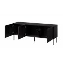 Cama RTV spinta SIENA 150.5x40x60 juoda matinė Cama RTV spinta SIENA 150.5x40x60 juoda matinė