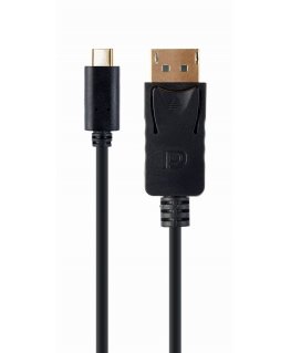 Gembird A-CM-DPM-01 USB grafiikka-adapteri 3840 x 2160 pikseliä musta