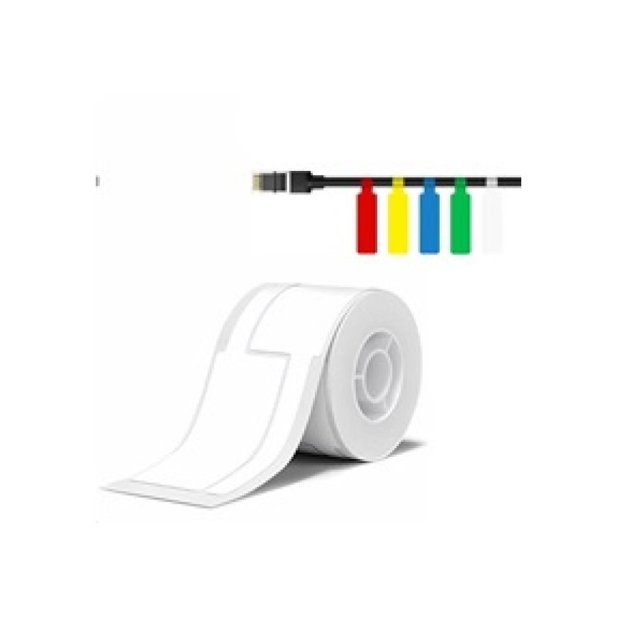 Niimbot-kabelitarrat T 25x76mm 200 kpl Valkoiset B21, B21S, B3, B1S