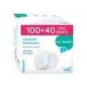 BabyOno Breast Pads COMFORT, 140 pcs BabyOno Breast Pads COMFORT, 140 pcs