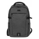 NATEC NTO-2226 reppu City backpack musta, Harmaa Polyesteri NATEC NTO-2226 reppu City backpack musta, Harmaa Polyesteri