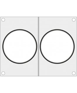 Hendi bowl holder for two soup bowls, diameter 115 mm – Hendi 805633