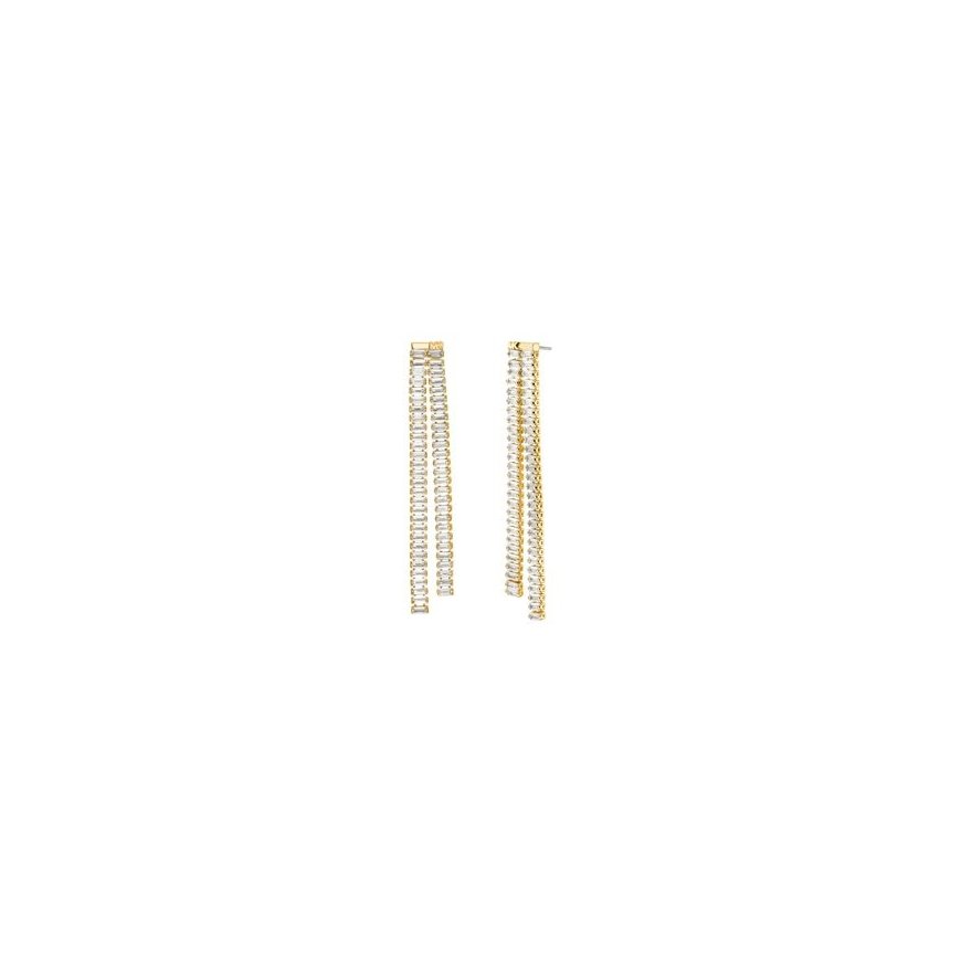 Modern Steel Chain Earrings VESE0585S
