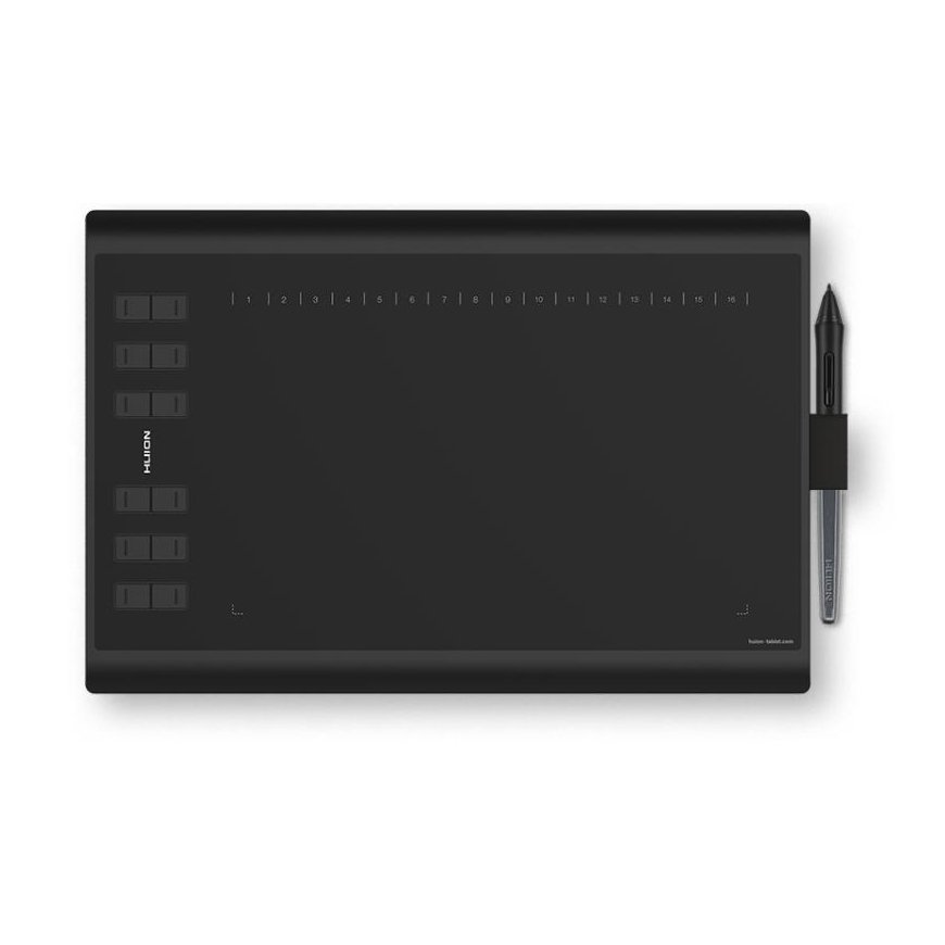 HUION H1060P grafiskās planšete Melns 5080