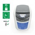 Leitz IQ OptiMax Home Office 225 papīra smalcinātājs Mikrogriezumu smalcināšana 58 dB Pelēks, Balts Leitz IQ OptiMax Home Office 225 papīra smalcinātājs Mikrogriezumu smalcināšana 58 dB Pelēks, Balts