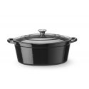 Hendi Enameled Cast Iron Oval Pot 6.88 l 405x255x134 mm Hendi Enameled Cast Iron Oval Pot 6.88 l 405x255x134 mm