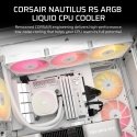 Corsair Nautilus 240 RS ARGB Liquid Processor All-in-one liquid cooler White 1 pc(s) Corsair Nautilus 240 RS ARGB Liquid Processor All-in-one liquid cooler White 1 pc(s)
