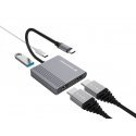Conceptronic DONN13G kannettavien tietokoneiden telakka ja porttitoistin Langallinen USB 3.2 Gen 1 ( Conceptronic DONN13G kannettavien tietokoneiden telakka ja porttitoistin Langallinen USB 3.2 Gen 1 (