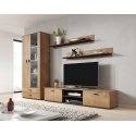 Cama SOHO POL LEF plaukts Pie sienas montējams plaukts Pie sienas uzstādīts Daļiņu plate Melns, Ozol Cama SOHO POL LEF plaukts Pie sienas montējams plaukts Pie sienas uzstādīts Daļiņu plate Melns, Ozol