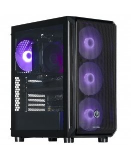 Actina 5901443414490 PC AMD Ryzen™ 7 8700F 32 GB DDR5-SDRAM 2 TB SSD NVIDIA GeForce RTX 5070 Midi Tower PC (dators) Melns