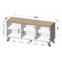 Cama LOTTA KOM150 3D WOT+B dzīvojamās istabas servants-vitrīna 3 durvis Cama LOTTA KOM150 3D WOT+B dzīvojamās istabas servants-vitrīna 3 durvis