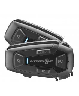 Interphone INTERPHOUCOM8RTP laisvų rankų įranga motociklininkams 1600 m Juoda