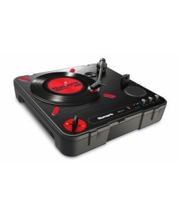 Numark PT01 DJ turntable Direct drive DJ turntable Black, Red