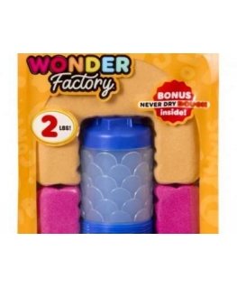Kinetic Sand Wonder Factory Never Dry Sand Bag, Orange Red