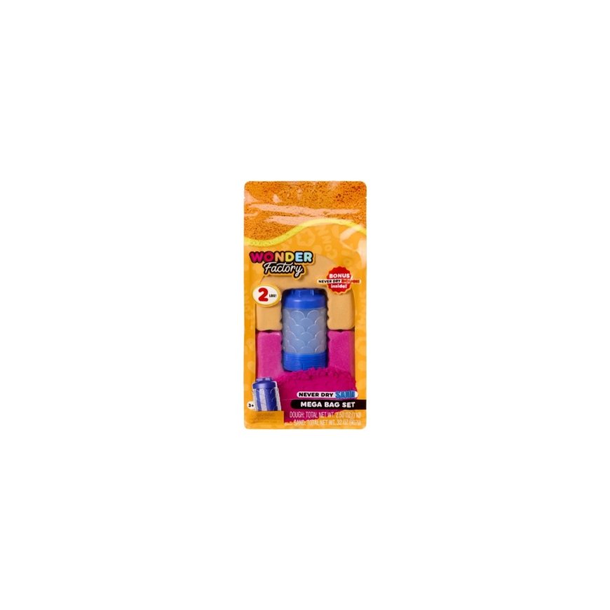 Kineetiline liiv Wonder Factory Mitte Kuivava Liivakott, Oranž Punane – 2