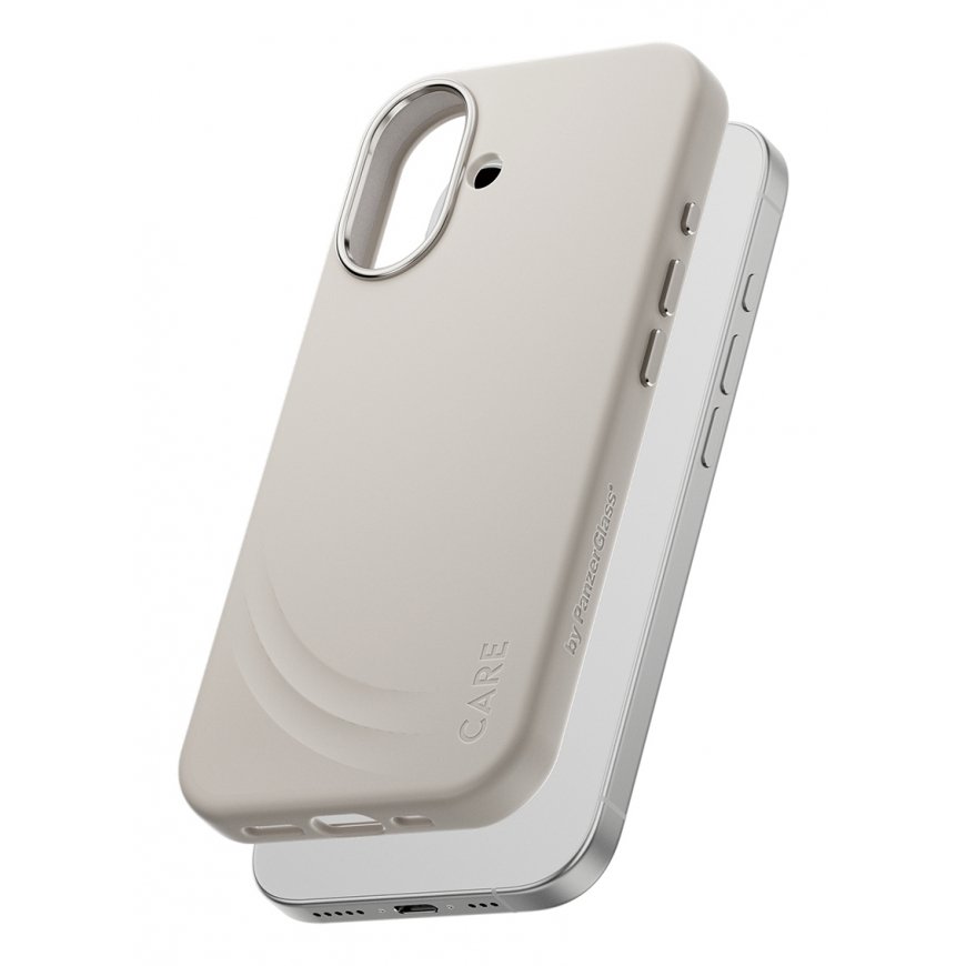 PanzerGlass CARE by ® FLOW Case Vanilla w. MagSafe iPhone 17 mobilo telefonu apvalks 16 cm (6.3") Ap