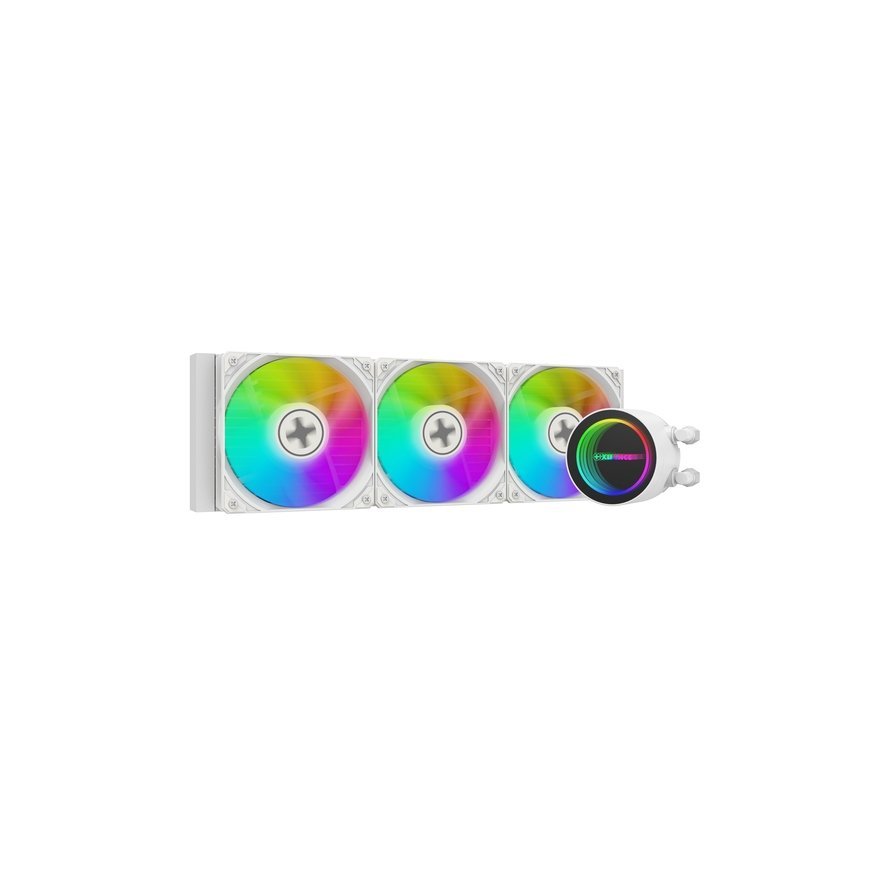 Xilence XC998 Tietokoneen jäähdytysjärjestelmä Suoritin Nestejäähdytyspakkaus 12 cm Valkoinen 1 kpl