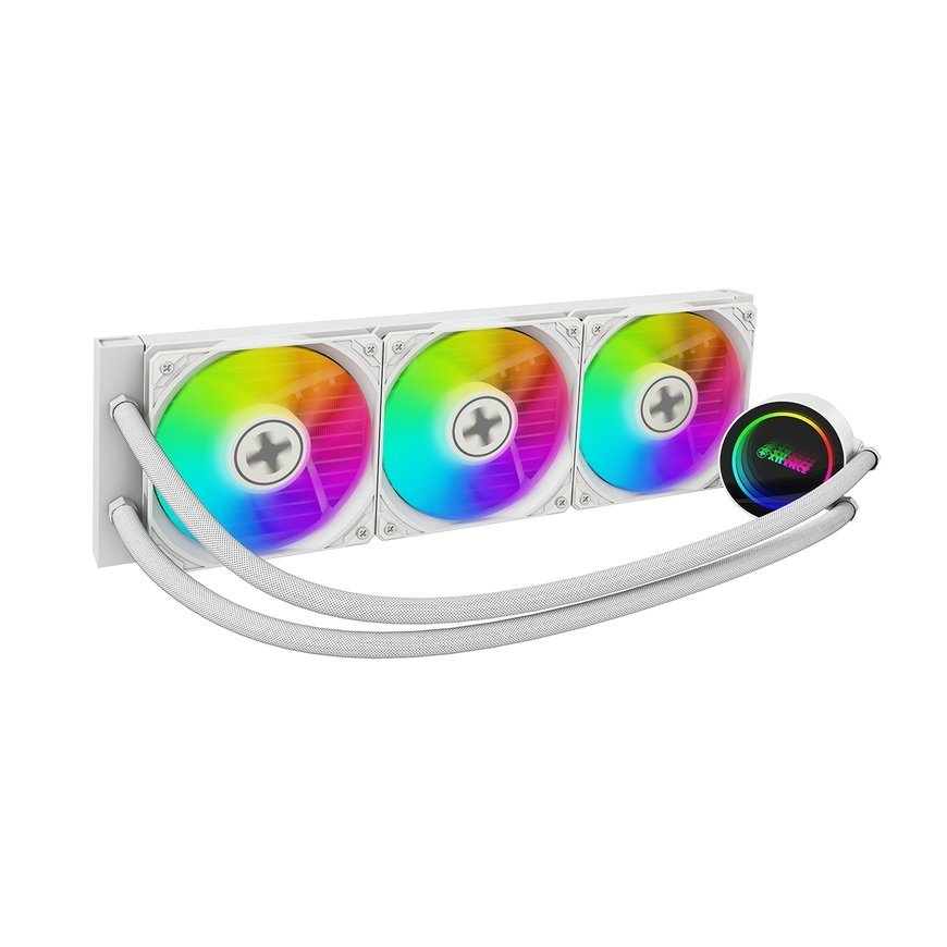 Xilence XC998 Datora dzesēšanas sistēma Procesors Šķidruma dzesēšanas komplekts 12 cm Balts 1 pcs – 4