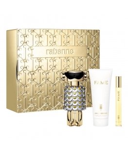 Paco Rabanne FAME EDP 50 ML + Kūno losjonas 100 ML + EDP 10 ML