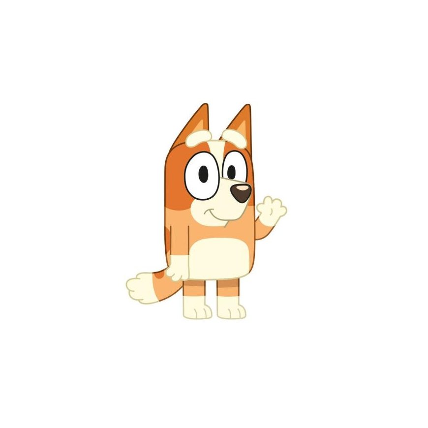 BLUEY Moose Bluey 3D spilvens