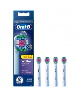 Oral-B 3D White 4 vnt Balta