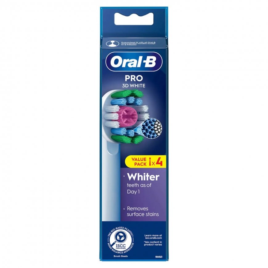 Oral-B 3D White 4 kpl Valkoinen – 3