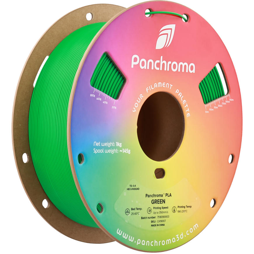 Polymaker Panchroma PLA 1.75mm 1kg - Žalias