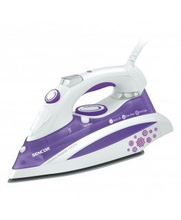 Sencor SSI 8441 VT Sauso ir garų tipo lygintuvas 2200 W Violetinė, Balta