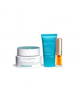 Clarins Cryo-Flash Kreemmask, 75 ml Komplekt 3 Tükki
