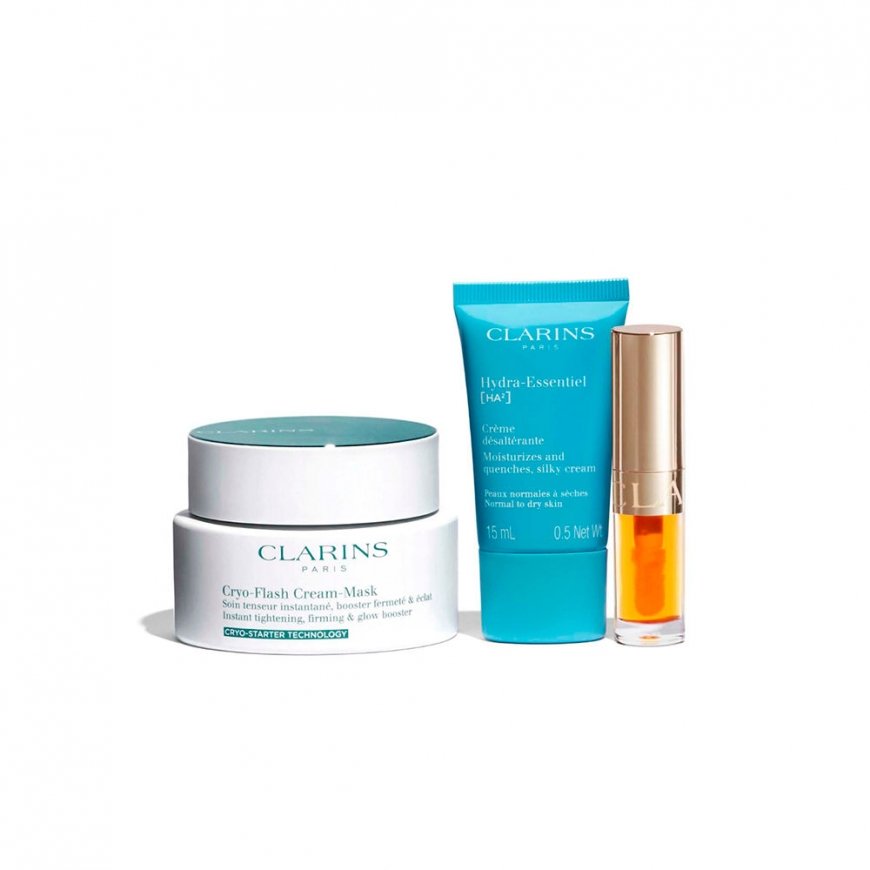 Clarins Cryo-Flash Кремовая маска, 75 мл Набор из 3-х штук