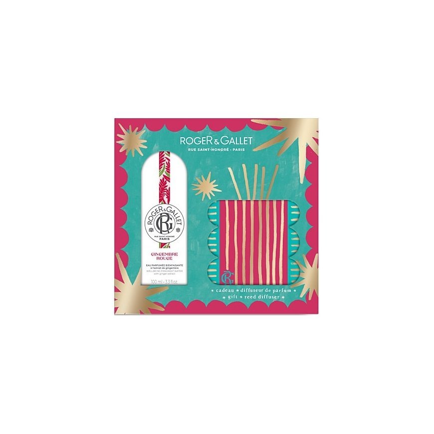 Roger & Gallet GINGEMBRE ROUGE AROMATIZĒTA ŪDENS LABSAJŪTAS KOMPLEKTS 2 gab.